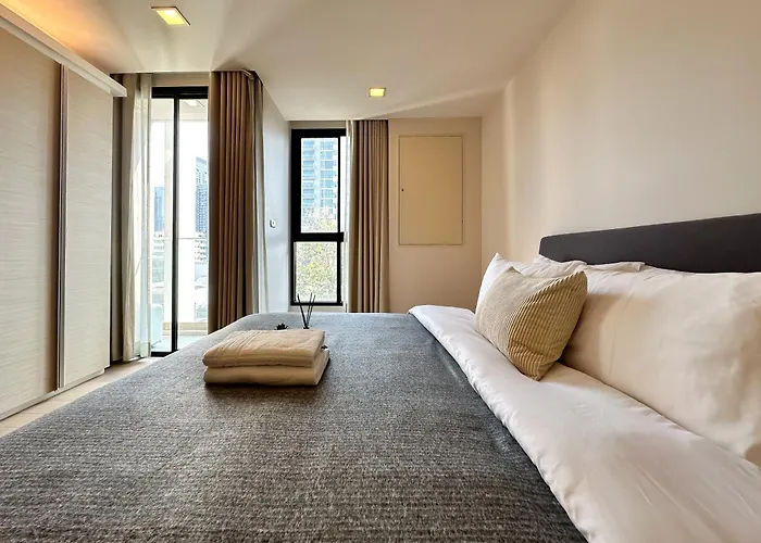 Stylish Downtown 1br - Ultra Fast Wifi - Bts Thonglor * バンコク都
