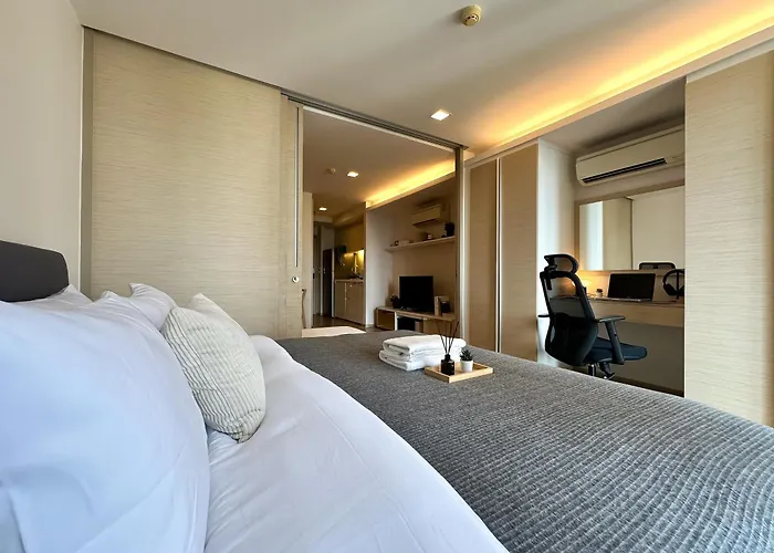 Stylish Downtown 1br - Ultra Fast Wifi - Bts Thonglor * バンコク都