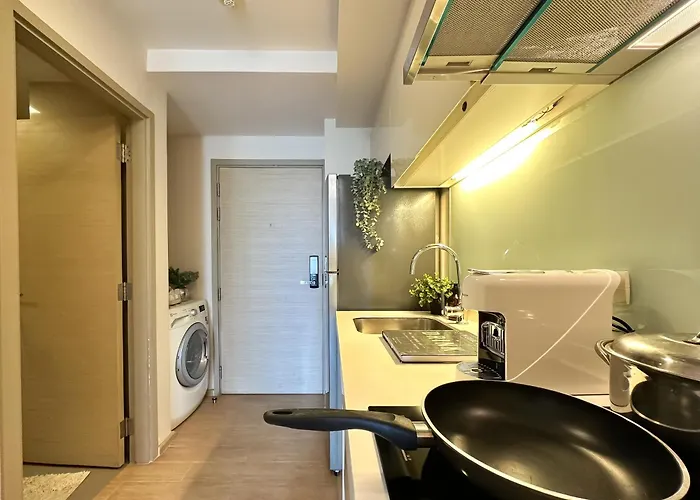アパート Stylish Downtown 1br - Ultra Fast Wifi - Bts Thonglor