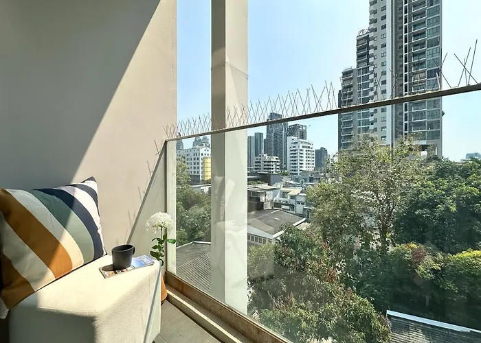 Stylish Downtown 1br - Ultra Fast Wifi - Bts Thonglor アパート